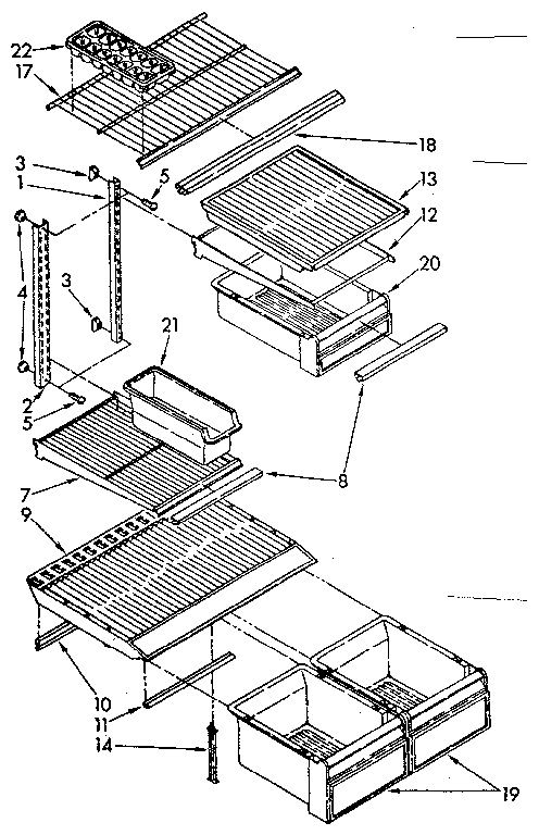 Shelf parts