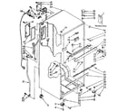 Kenmore 1068768139 cabinet parts diagram