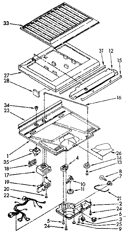 Compartment separator parts