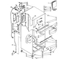 Kenmore 1068776363 cabinet parts diagram