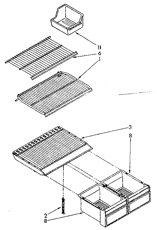 Shelf parts