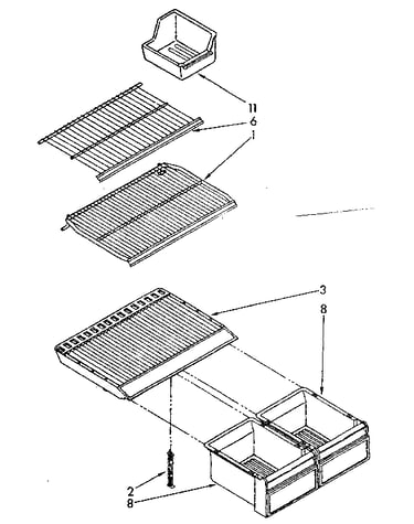 Shelf parts