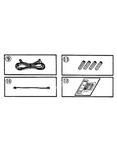 Cords, batteries, and owner's manual