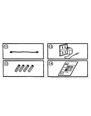 Cord, adapter, batteries, and owner's manual
