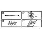 Sears 32934781550 cord, adapter, batteries, & owner's manual diagram