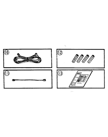 Cords, batteries, & owner's manual