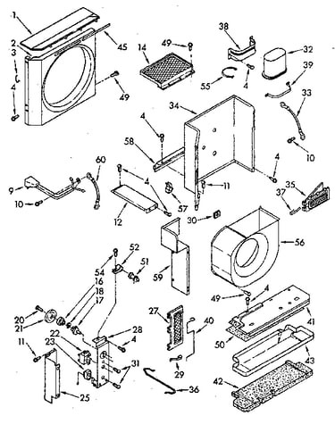 Air flow and control parts