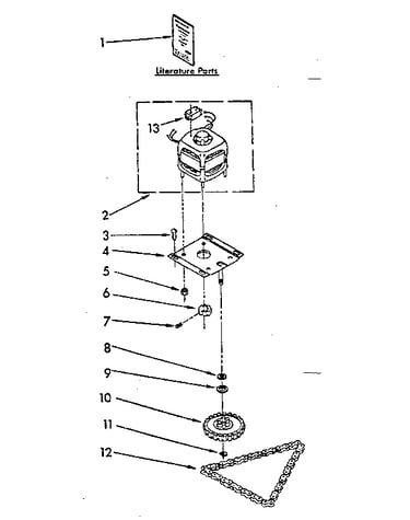 Motor and drive parts