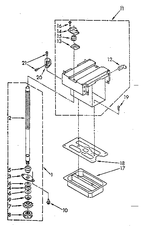 Power screw and ram parts