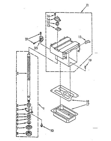 Power screw and ram parts