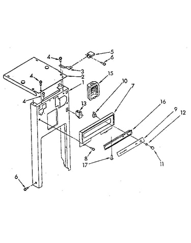 Panel and control parts