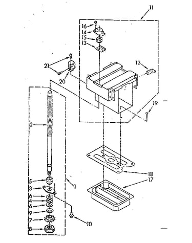 Power screw and ram parts