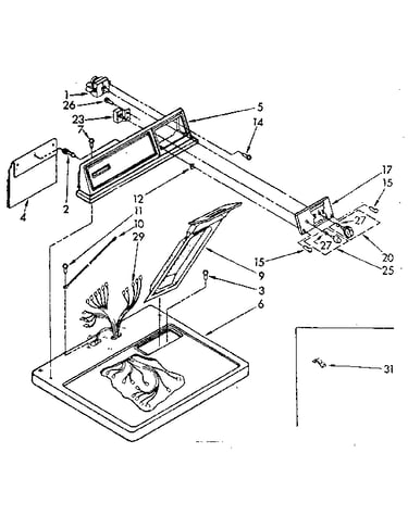 Top and console parts