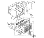 Kenmore 1068751271 cabinet parts diagram