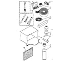 Kenmore 1068751271 optional parts diagram