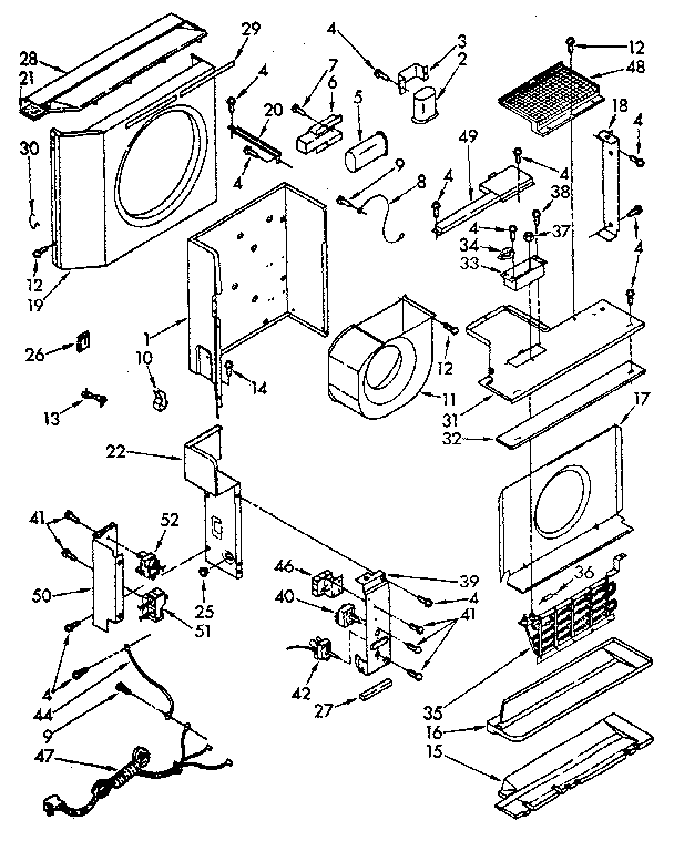 Air flow and control parts