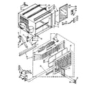 Kenmore 1068752071 cabinet parts diagram