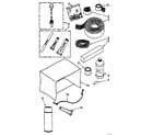Kenmore 1068752071 optional parts diagram