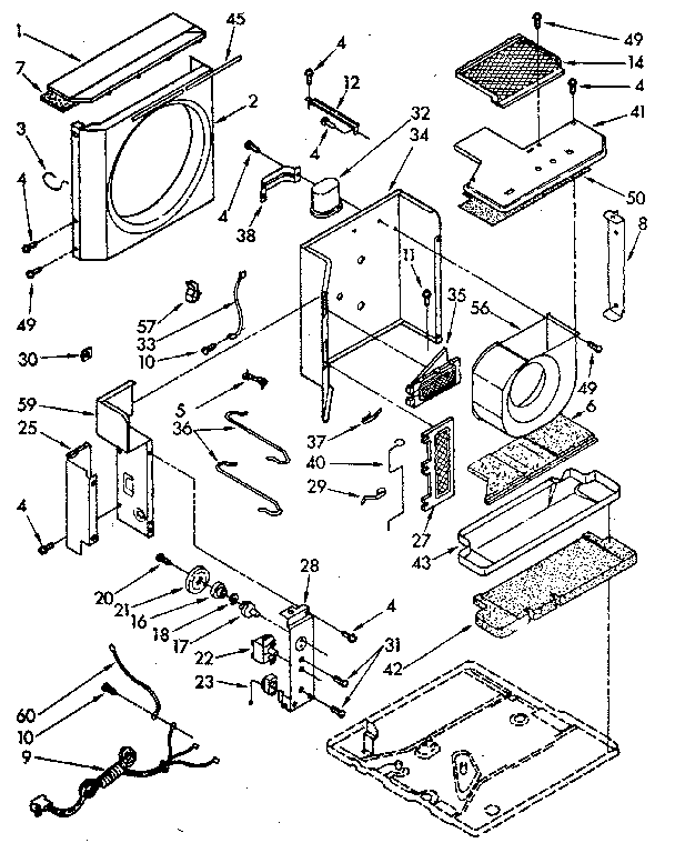 Air flow and control parts