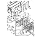 Kenmore 1068771890 cabinet parts diagram