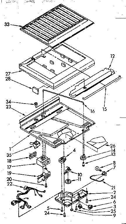 Compartment separator parts
