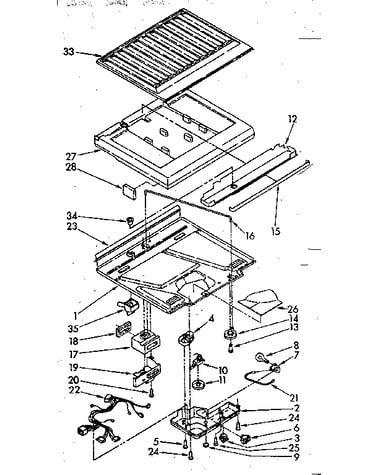 Compartment separator parts