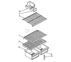 Kenmore 1068364752 shelf parts diagram