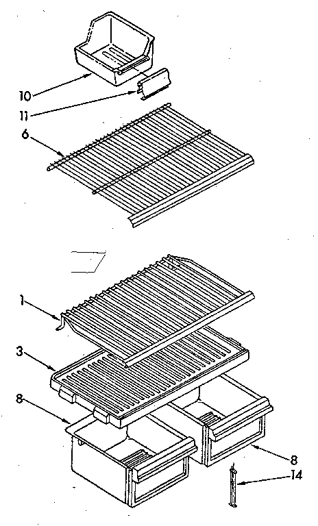 Shelf parts