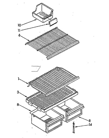 Shelf parts