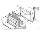 Kenmore 1068364762 freezer door parts diagram