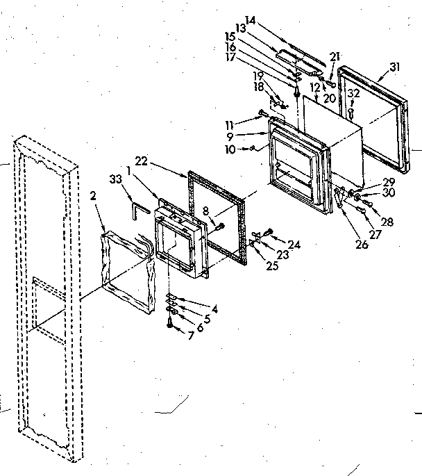Door tilt ice