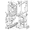 Kenmore 1068532660 cabinet parts diagram