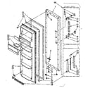 Kenmore 1068532582 refrigerator door parts diagram