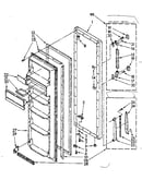 Refrigerator door parts