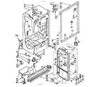 Kenmore 1068532612 cabinet parts diagram