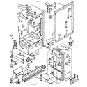 Kenmore 1068532582 cabinet parts diagram