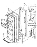 Refrigerator door parts