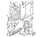 Kenmore 1068532513 cabinet parts diagram