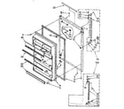 Kenmore 1068670660 refrigerator door parts diagram