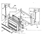 Kenmore 1068670660 freezer door parts diagram