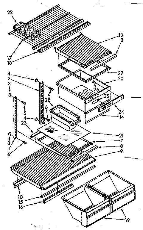 Shelf parts