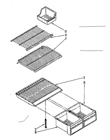 Shelf parts