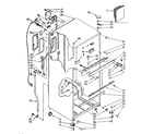 Kenmore 1068776392 cabinet parts diagram