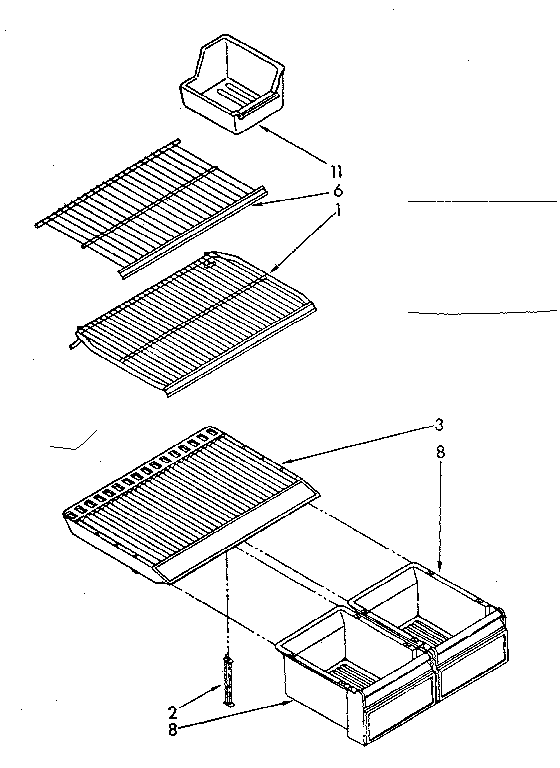 Shelf parts