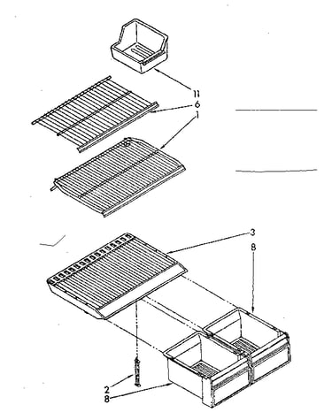 Shelf parts