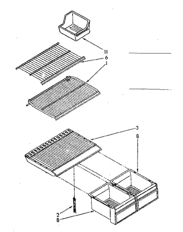 Shelf parts