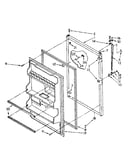 Refrigerator door parts