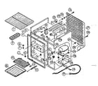 Kenmore 6127995183 refrigeration system and cabinet diagram