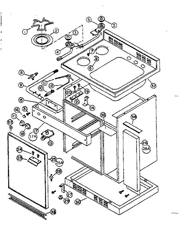 CABINET AND GAS UNIT