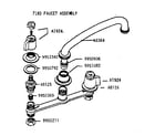 Kenmore 6127995123 7183 faucet assembly diagram